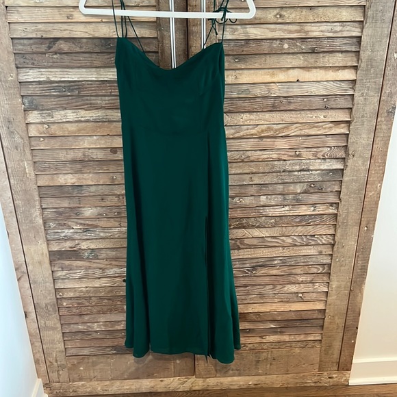 Reformation Dresses Reformation Emerald Green Dress Poshmark